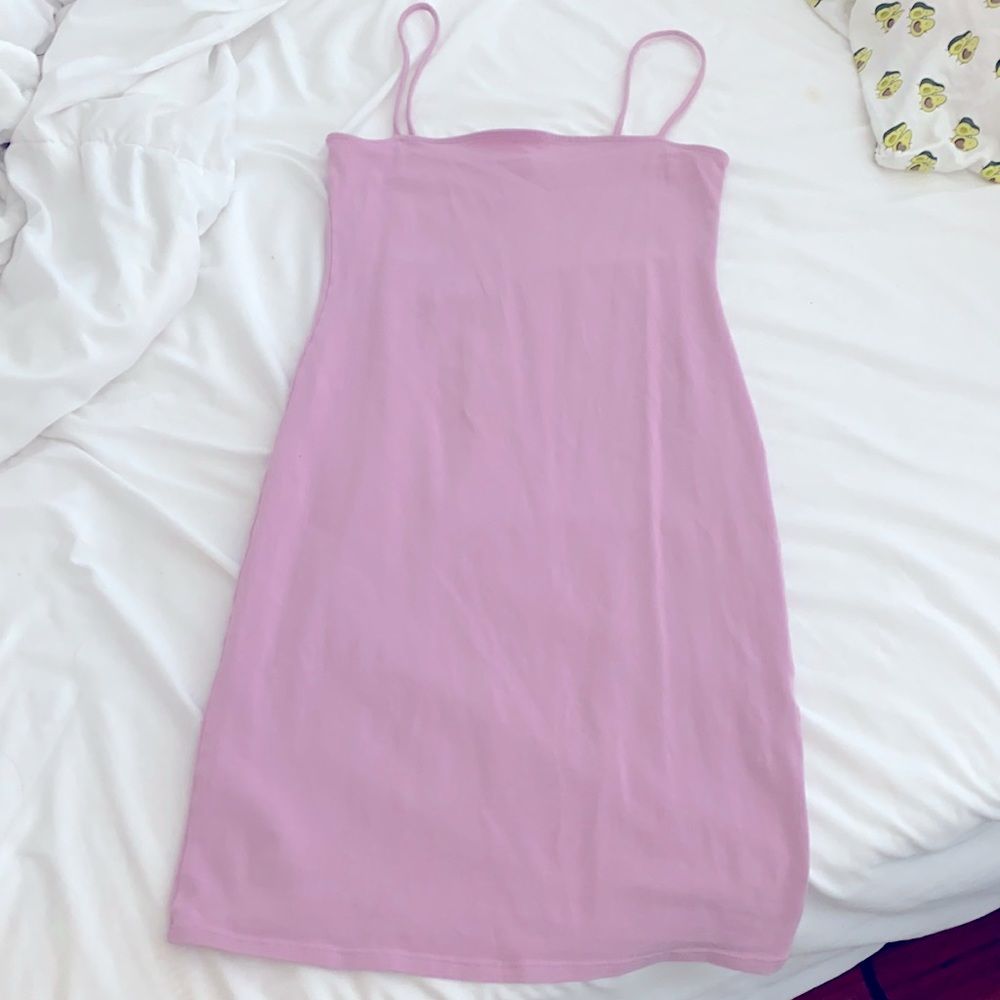 Lavender bodycon dress